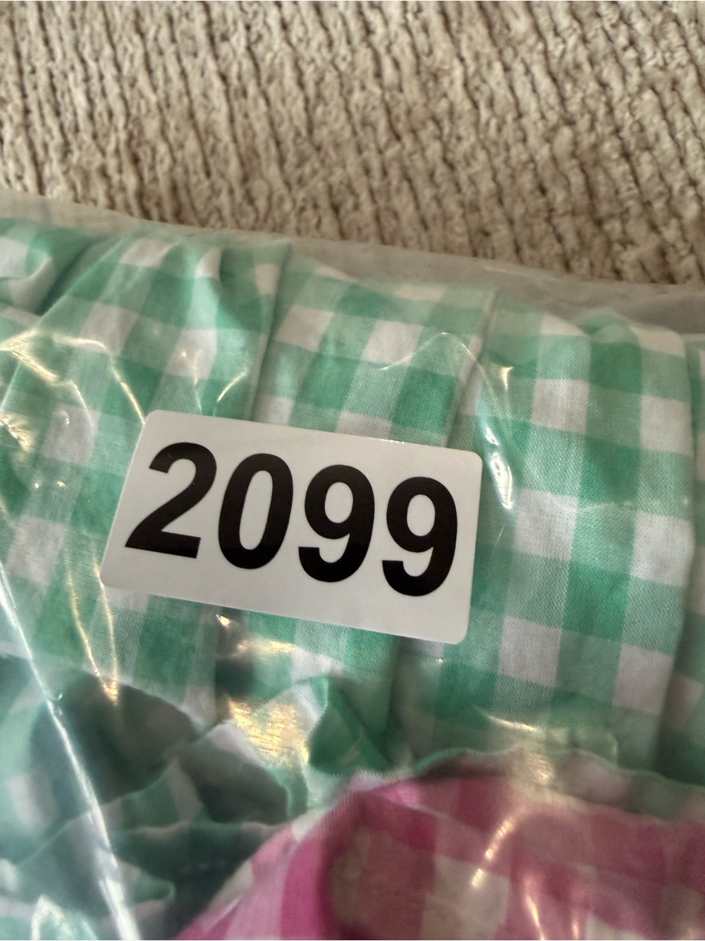 Polo Ralph Lauren Girls Colorblock Gingham Shirt Dress Size 8 - Picture 6 of 6